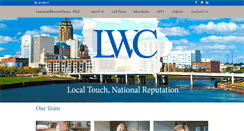 Desktop Screenshot of lwclawyers.com